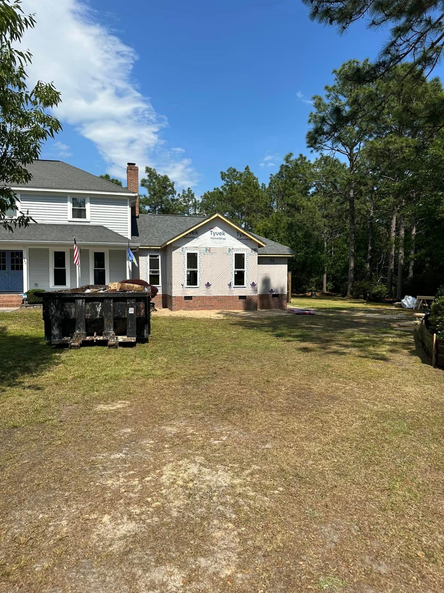 Home addition after - completed exterior